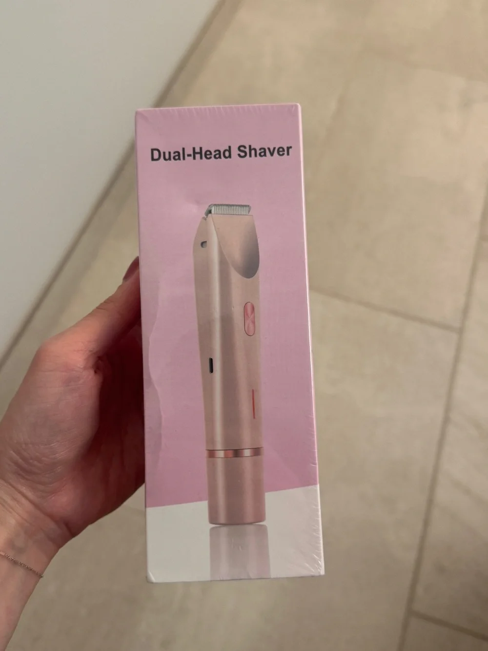 Dual-Head Shaver - Rose Gold